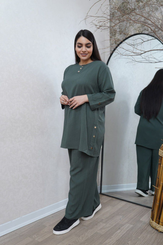 بلوز و شلوار نخی